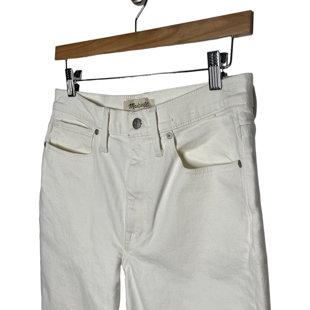 Madewell | NWT The Girljean in Tile White 27 - Picture 3 of 11